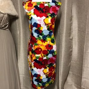 Colorful Print dress Sz Small